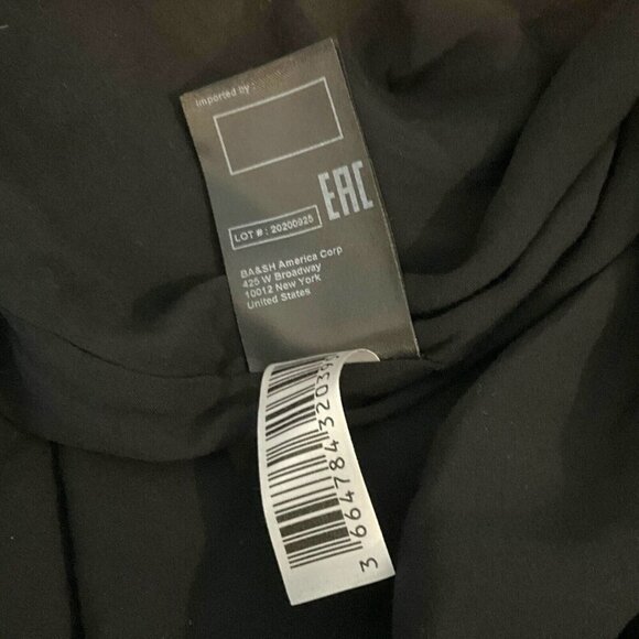 Ba&Sh Leo Woven Emerald Maxi Dress Size 3 / L Halter Metallic Open Back Prom - Picture 14 of 15